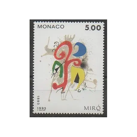Monaco - 1993 - No 1909 - Peinture Meilleure Qualité
