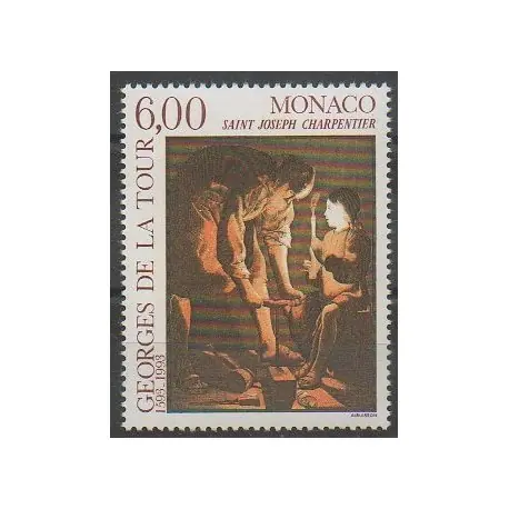 Marque Monaco - 1993 - No 1910 - Peinture