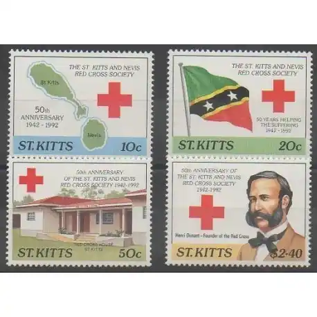 Offre Spéciale Saint-Christophe - 1992 - No 756/759 - Santé ou Croix-Rouge