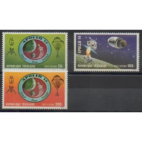 Livraison Gratuite Togo - 1971 - No PA151/PA153 - Espace