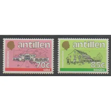 Antilles néerlandaises - 1988 - No 819/820 Vente Directe