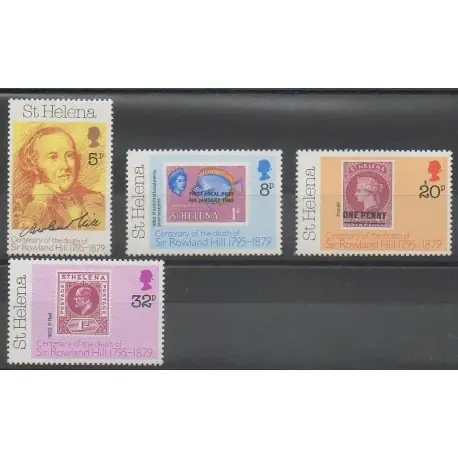Bon Plan Sainte-Hélène - 1979 - No 316/319 - Timbres sur timbres - Philatélie