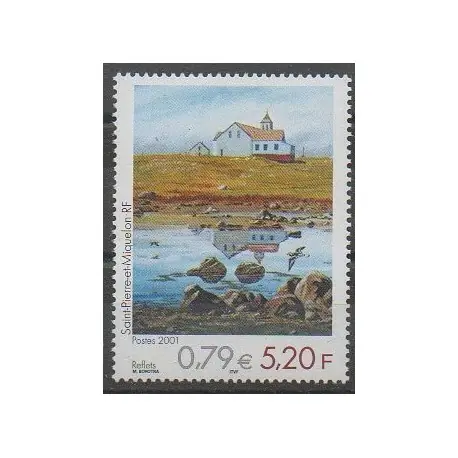 Vente Directe Saint-Pierre et Miquelon - 2001 - No 743 - Églises