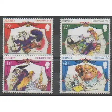 Marque Jersey - 1995 - No 713/716 - Noël