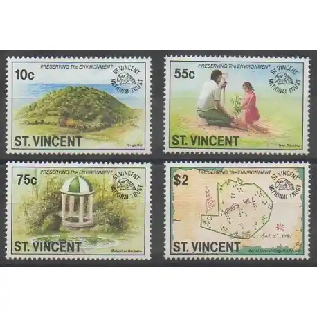 Nouvelle Collection Saint-Vincent - 1992 - No 1414/1417 - Environnement