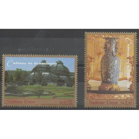 Must-Have Nations Unies (ONU - Genève) - 1998 - No 370/371 - Châteaux