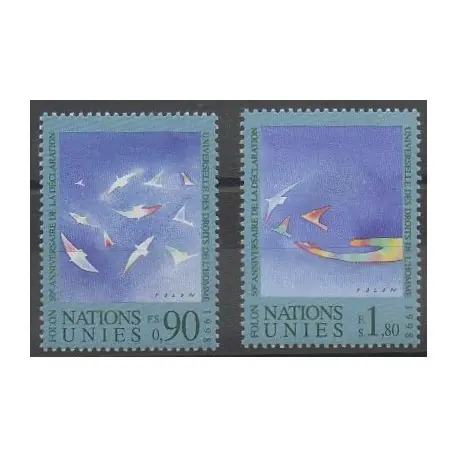 Nouvelle Collection Nations Unies (ONU - Genève) - 1998 - No 368/369 - Droits de l'Homme