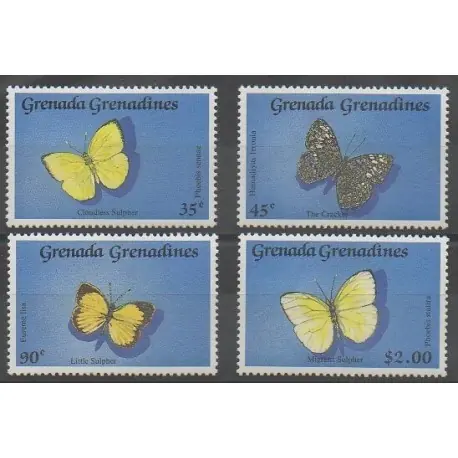 Petit Prix Grenadines - 1989 - No 1050/1053 - Insectes