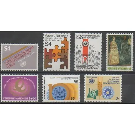 Nations Unies (ONU - Vienne) - Année complète - 1981 - No 16/22 Prix Choc