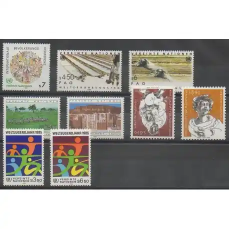 Nations Unies (ONU - Vienne) - Année complète - 1984 - No 38/46 Offre Du Jour