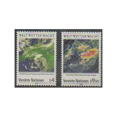 Nations Unies (ONU - Vienne) - 1989 - No 92/93 - Sciences et Techniques Tendance