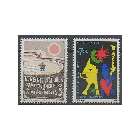 Nations Unies (ONU - Vienne) - 1989 - No 94/95 Satisfait Ou Remboursé