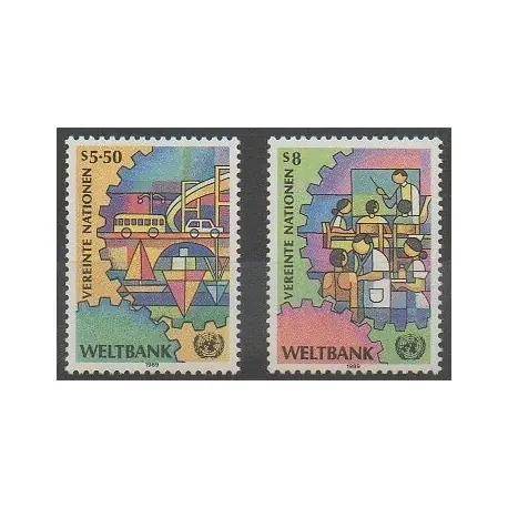 Nations Unies (ONU - Vienne) - 1989 - No 89/90 Livraison Gratuite