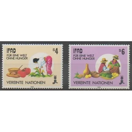 Nations Unies (ONU - Vienne) - 1988 - No 79/80 Haute Qualité