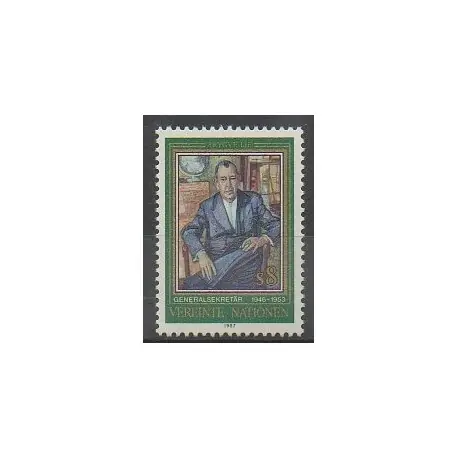 Offre Du Jour Nations Unies (ONU - Vienne) - 1987 - No 68 - Célébrités - Nations unies