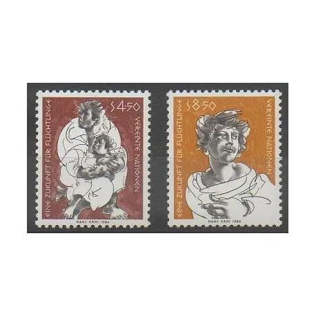 Promotion Saisonnière Nations Unies (ONU - Vienne) - 1984 - No 43/44