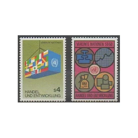 Nations Unies (ONU - Vienne) - 1983 - No 34/35 Original