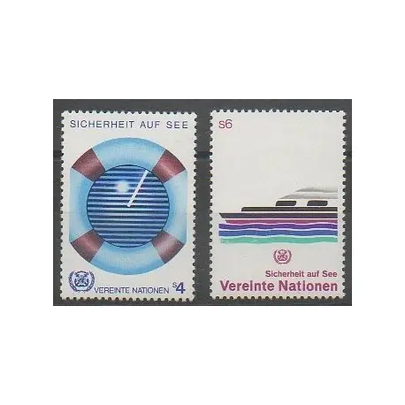 Nations Unies (ONU - Vienne) - 1983 - No 30/31 - Navigation Solde