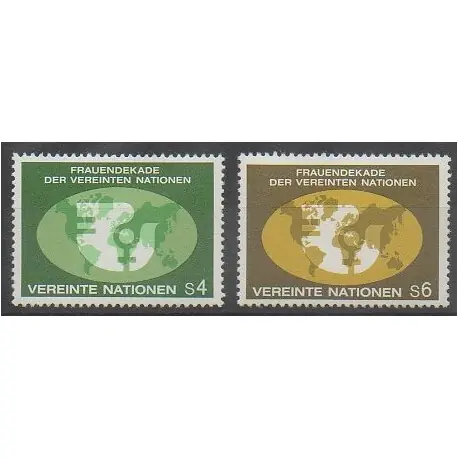 Authentique Nations Unies (ONU - Vienne) - 1980 - No 9/10