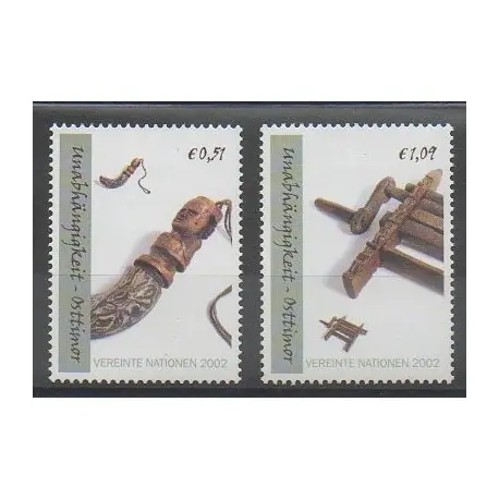 Nations Unies (ONU - Vienne) - 2002 - No 374/375 Gros Lot