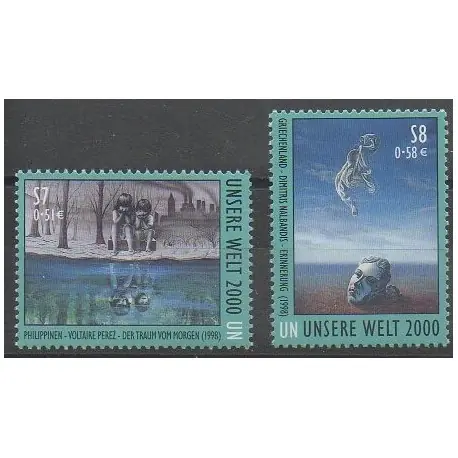 Nations Unies (ONU - Vienne) - 2000 - No 323/324 - Peinture Promotion Saisonnière