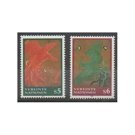 Nations Unies (ONU - Vienne) - 1997 - No 240/241 - Peinture Commander Vite