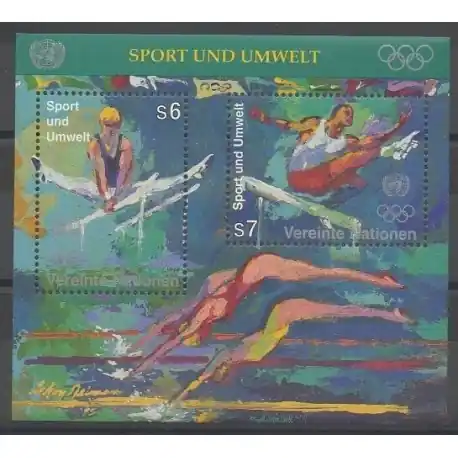 Top Qualité Nations Unies (ONU - Vienne) - 1996 - No BF7 - Jeux Olympiques d'été