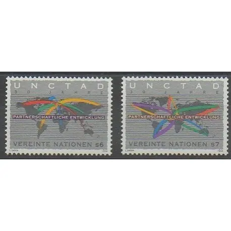 Nations Unies (ONU - Vienne) - 1994 - No 196/197 Livraison Gratuite