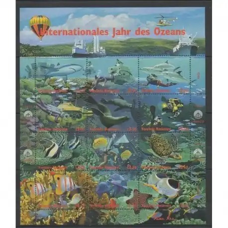 Nations Unies (ONU - Vienne) - 1998 - No 271/282 - Vie marine Vente Directe