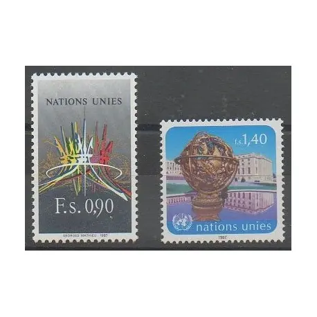 Offre Exclusive Nations Unies (ONU - Genève) - 1987 - No 152/153
