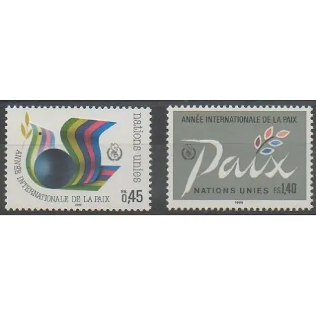 Must-Have Nations Unies (ONU - Genève) - 1986 - No 145/146