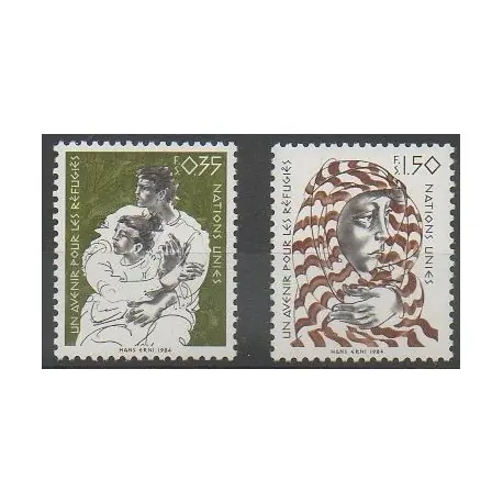 Nations Unies (ONU - Genève) - 1984 - No 124/125 - Droits de l'Homme Petit Prix