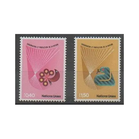 Promotion Saisonnière Nations Unies (ONU - Genève) - 1982 - No 109/110 - Environnement