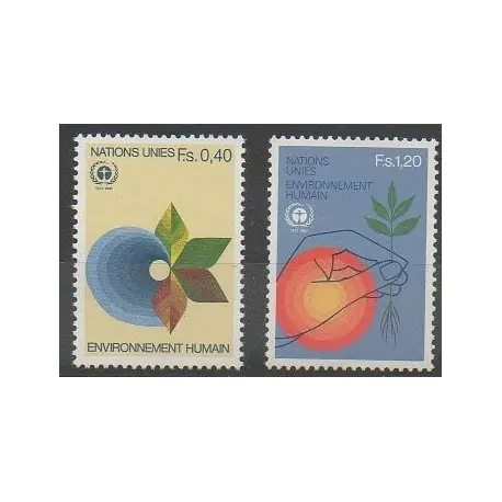 Must-Have Nations Unies (ONU - Genève) - 1982 - No 105/106 - Environnement