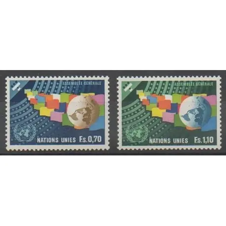 Nations Unies (ONU - Genève) - 1978 - No 78/79 - Nations unies Nouveauté