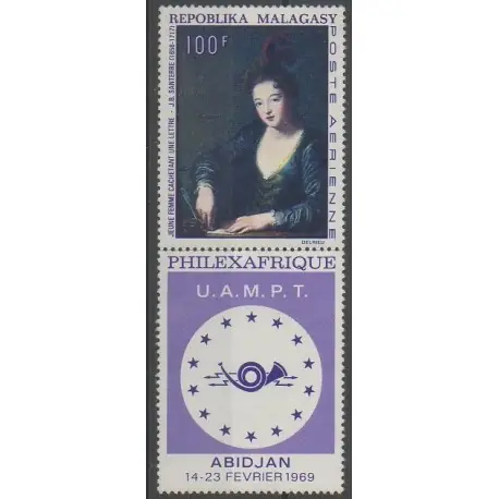 Madagascar - 1968 - No PA108 - Peinture - Philatélie Expédié Aujourd’hui