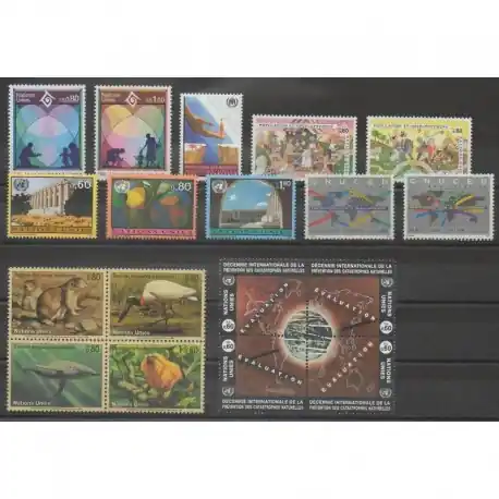 Authentique Nations Unies (ONU - Genève) - Année complète - 1994 - No 263/280