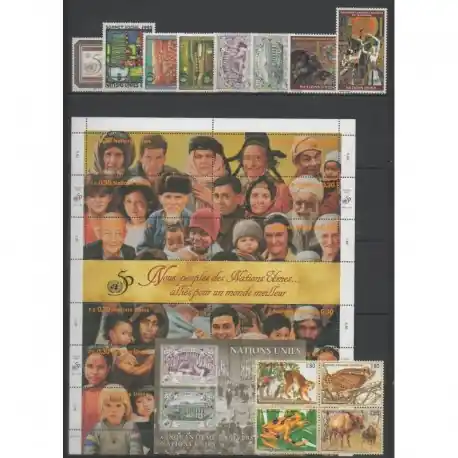 Nations Unies (ONU - Genève) - Année complète - 1995 - No 281/304 - BF7 Premium