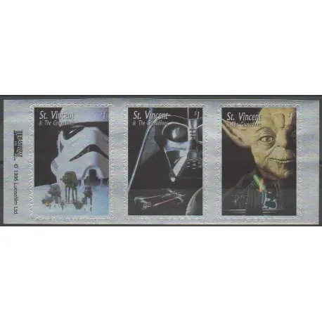 Livraison Gratuite Saint-Vincent - 1996 - No 2796/2798 - Cinéma