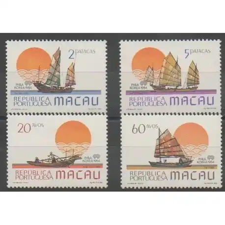 Macao - 1984 - No 501/504 - Navigation - Philatélie Meilleur Choix