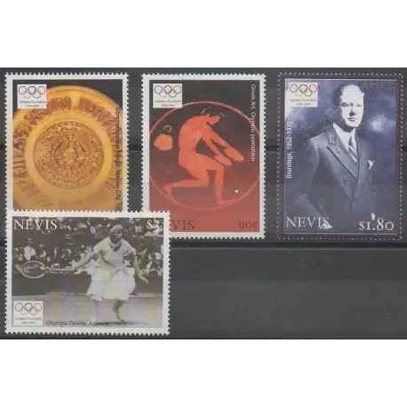 Nevis - 2004 - No 1766/1769 - Jeux Olympiques d'été Produit De Marque