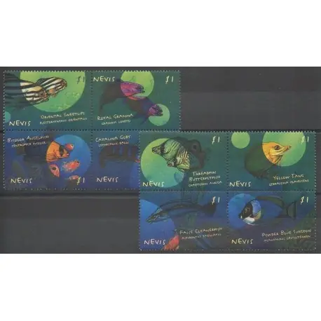 Nevis - 2000 - No 1360/1367 - Vie marine Livraison Mondiale