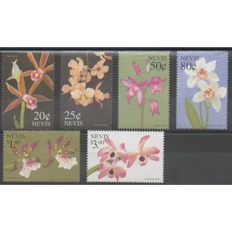Offre Exclusive Nevis - 1999 - No 1235/1240 - Orchidées