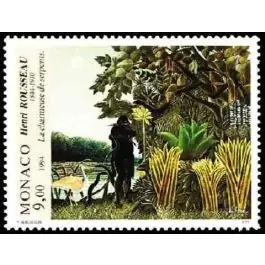 Certifié Timbre de collection Monaco - 1965