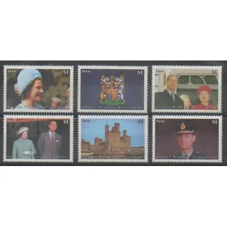 Nevis - 1997 - No 1004/1009 - Royauté - Principauté Offre Du Jour