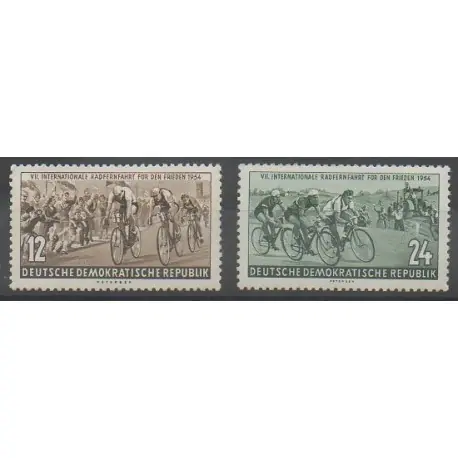 Réduction Allemagne orientale (RDA) - 1954 - No 164/165 - Sports divers