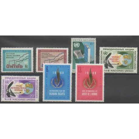 Offre Limitée Nations Unies (ONU - New-York) - 1968 - No 179/185