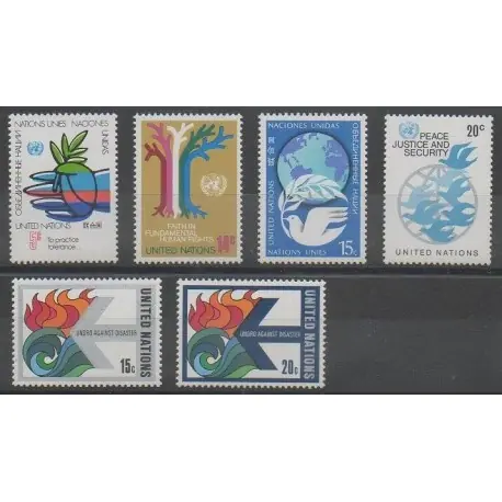 Nations Unies (ONU - New-York) - 1979 - No 296/301 Expédition Rapide