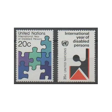 Acheter Direct Nations Unies (ONU - New-York) - 1981 - No 335/336