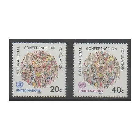 Nations Unies (ONU - New-York) - 1984 - No 408/409 Satisfait Ou Remboursé